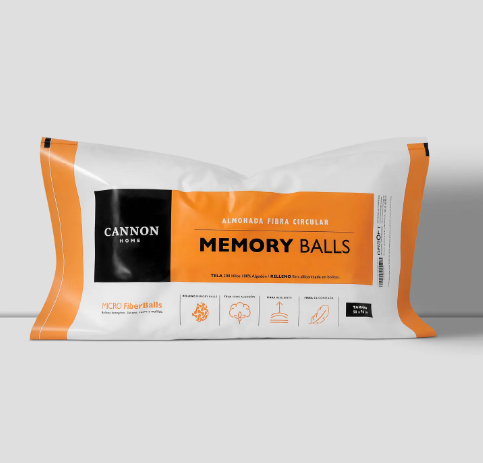 Almohada Microfibra Fiberballs King, Cannon
