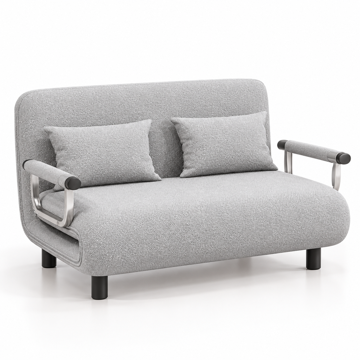 Sofa Cama Extendible Gris Light Linen