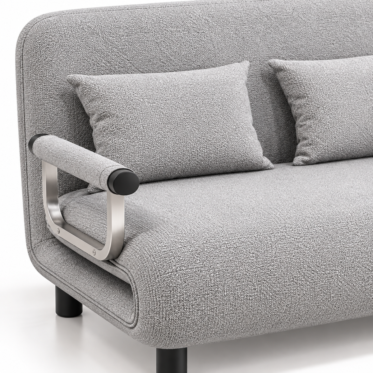 Sofa Cama Extendible Gris Light Linen