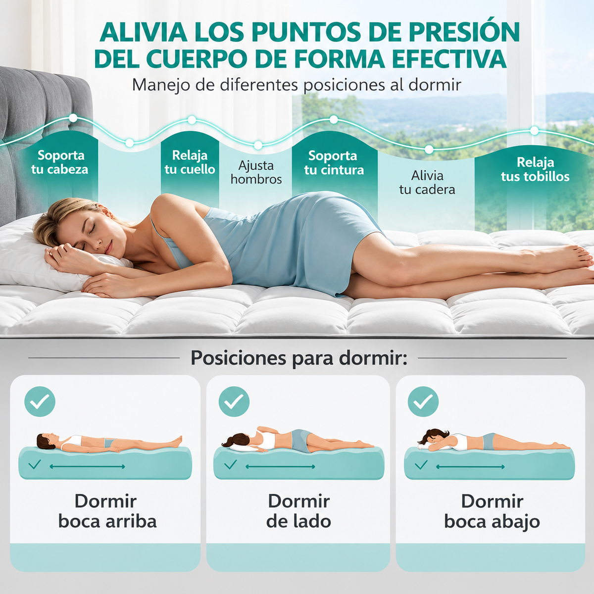 Cubrecolchon Topper Ultra Plush 2 Plazas