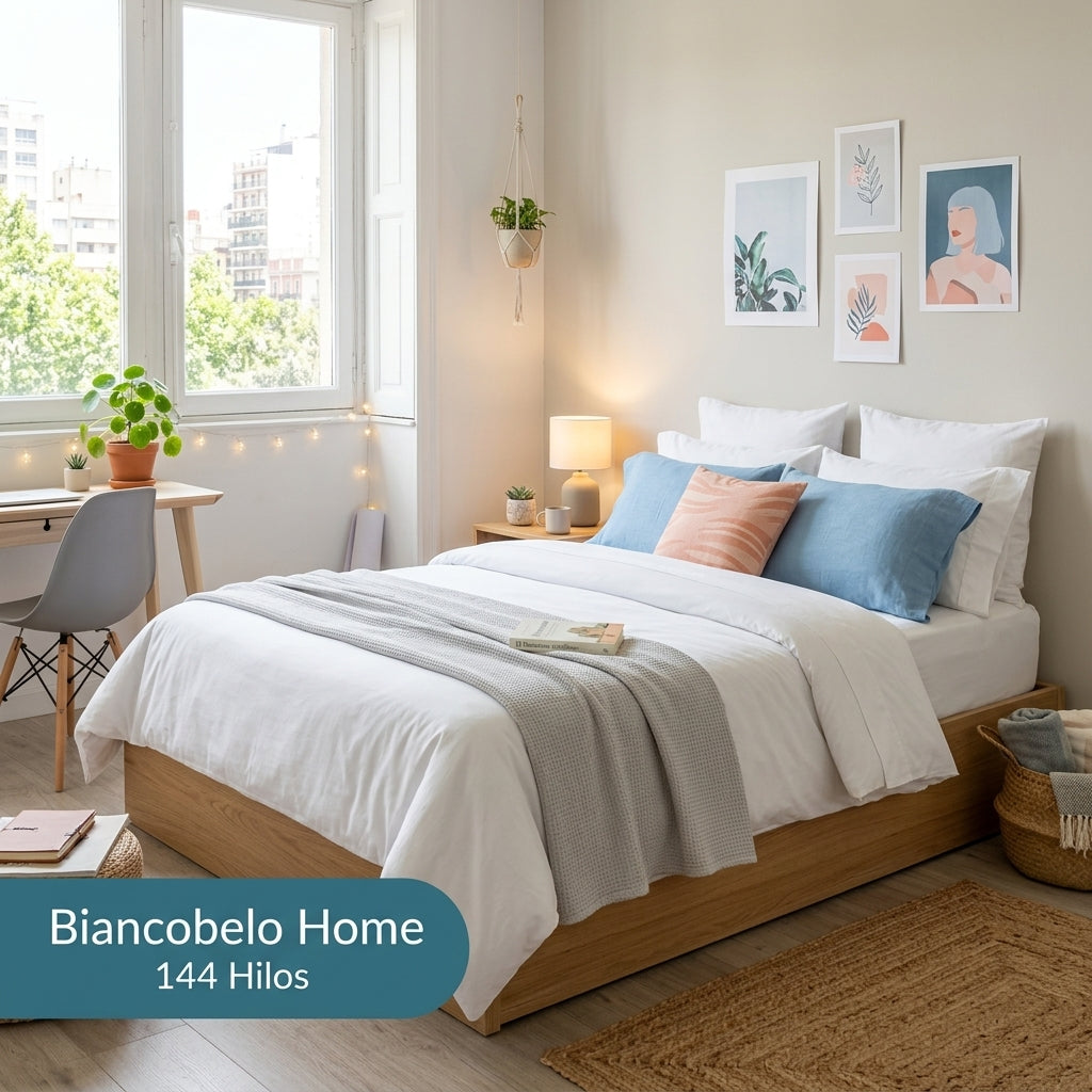 Juego de Sábana Biancobelo Home Blanca