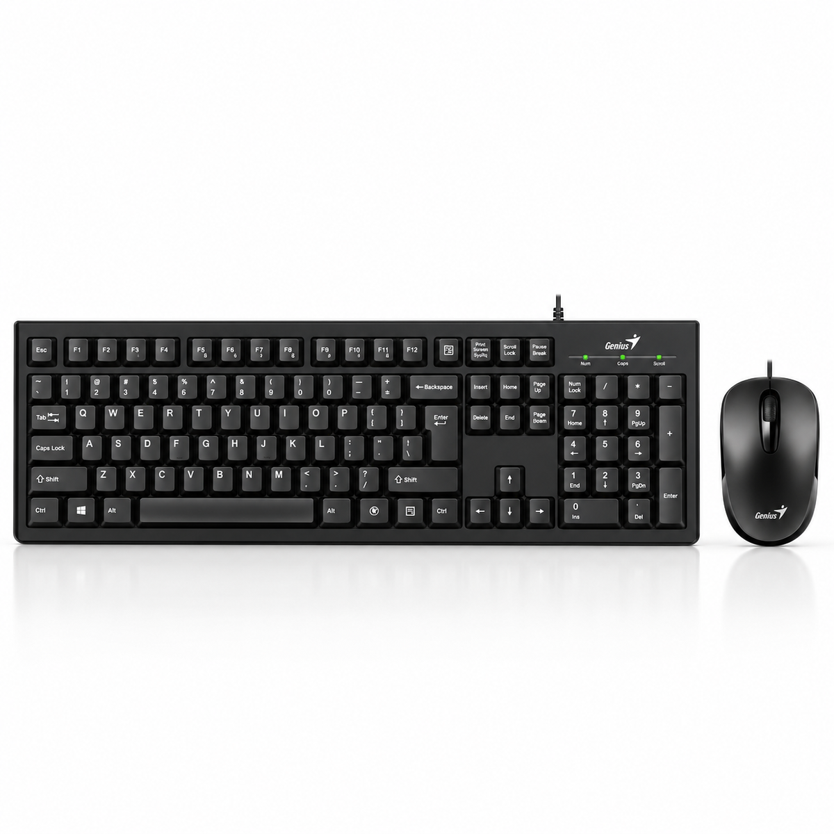 Kit Teclado y Mouse Genius KM-100SE-BK Copilot USB Negro