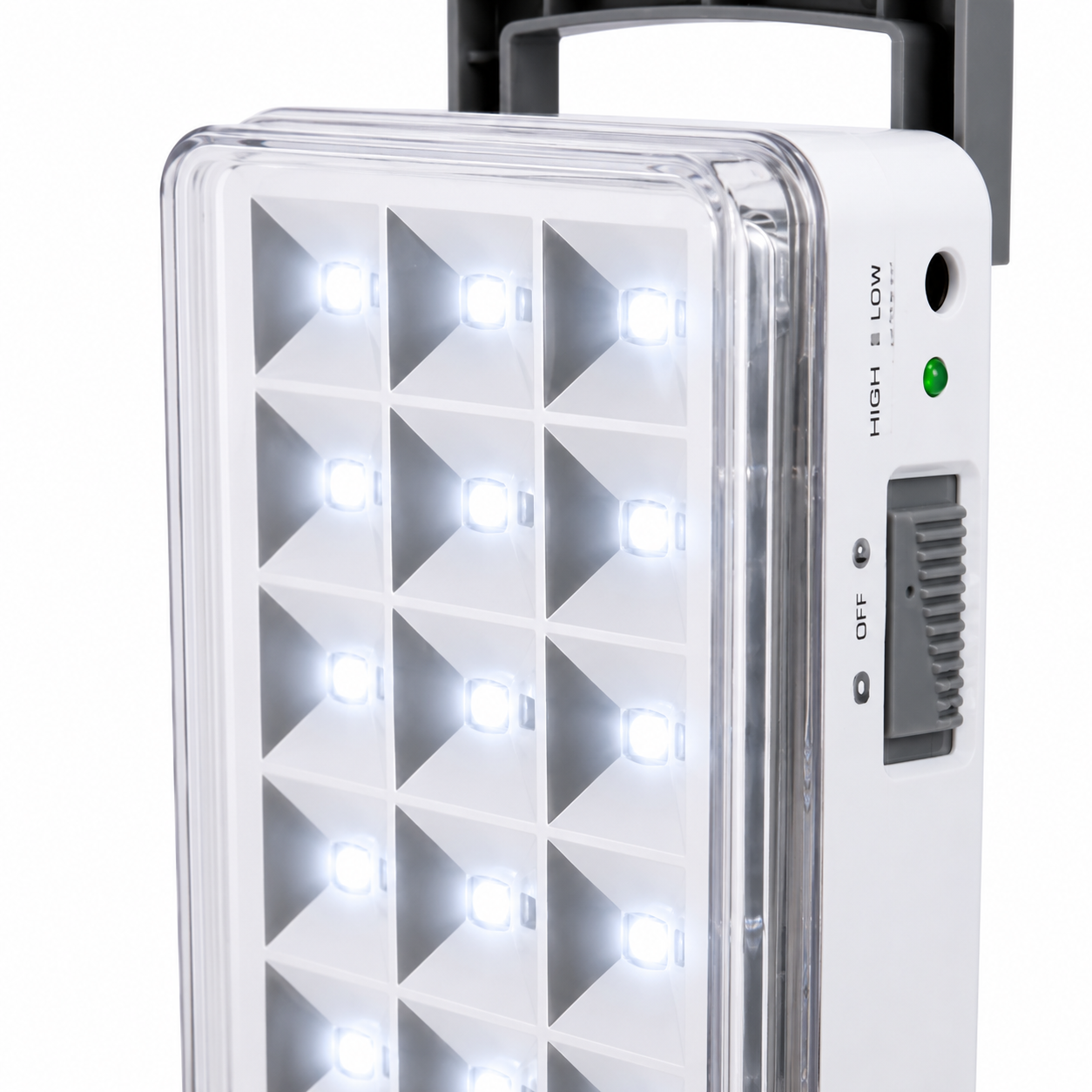 Lámpara de Emergencia Powerlab 30 LED 5 W – Batería Recargable y Encendido Automático