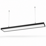 Lineal negro abs 1200x100x70 48w 3000k algol Konnergie