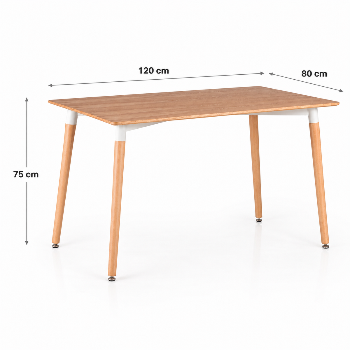 Mesa rectangular Eames madera