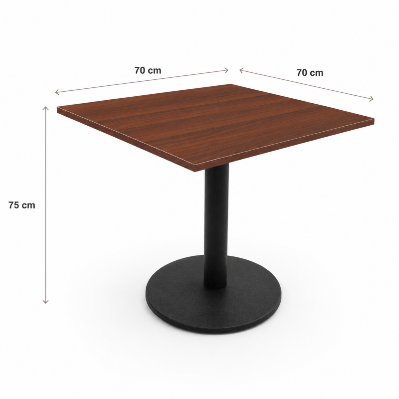 Mesa restaurant 70x70cm