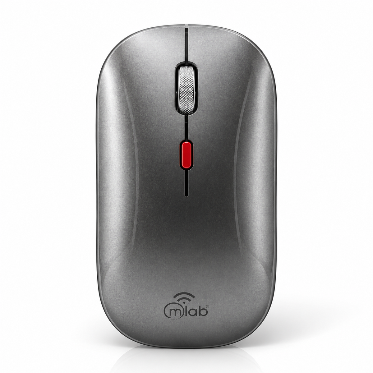 Mouse Inalámbrico MLAB Comfy M60BT Bluetooth + 2.4GHz 1600 DPI Gris