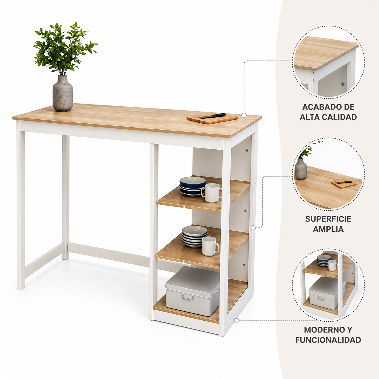 Mesa Bar Acacia Arena 105cm