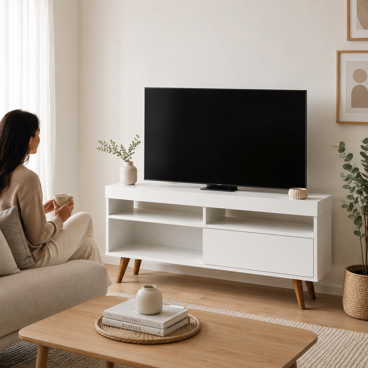 Ranel TV Nicho 1G Samba Blanco