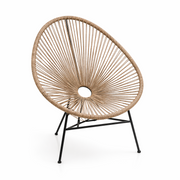 Silla de terraza Veracruz Beige