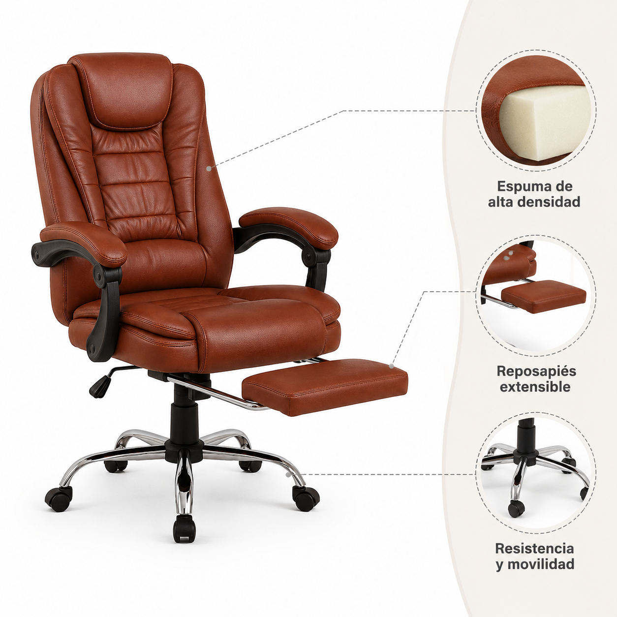 Silla Gerencial Cafe Max Confort