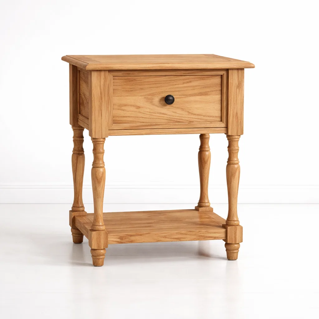 Velador Provenza Miel 1 cajon