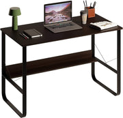 Escritorio industrial reforzado dark wood