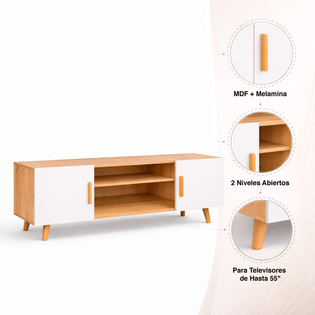 Rack para TV Milano