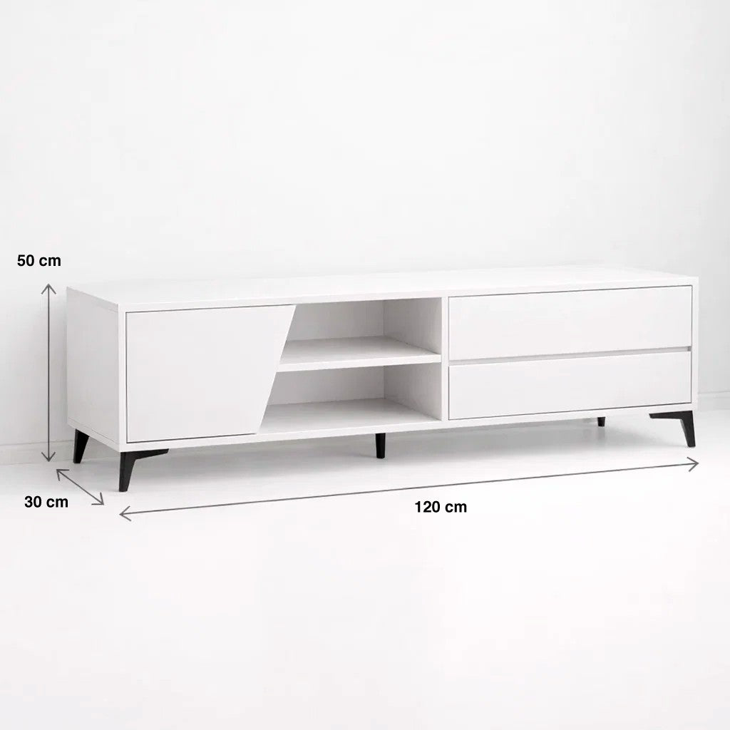 Rack Tv Valencia Blanco