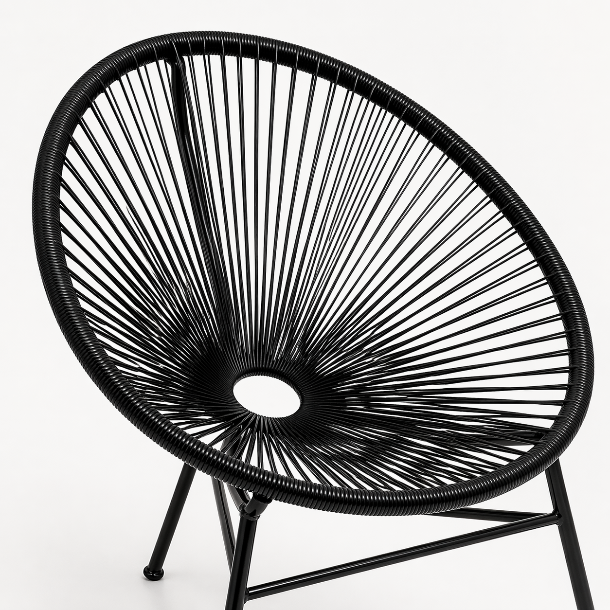 Silla de terraza Veracruz Negra