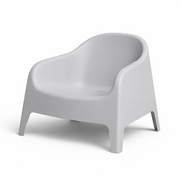 Sillón Individual Plástico Exterior Gris