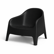 Sillón Individual Plástico Exterior Negro