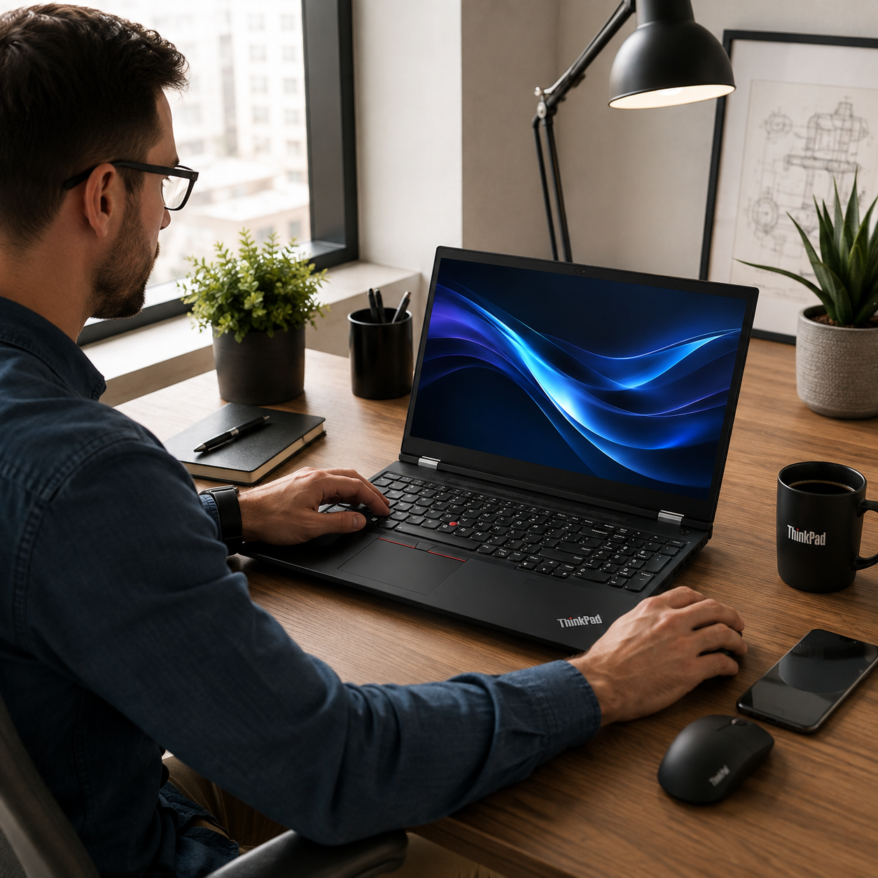Notebook Lenovo P1 Gen 3 Intel Core i7-10850H 32GB RAM NVIDIA QUADRO T1000 1TB SSD