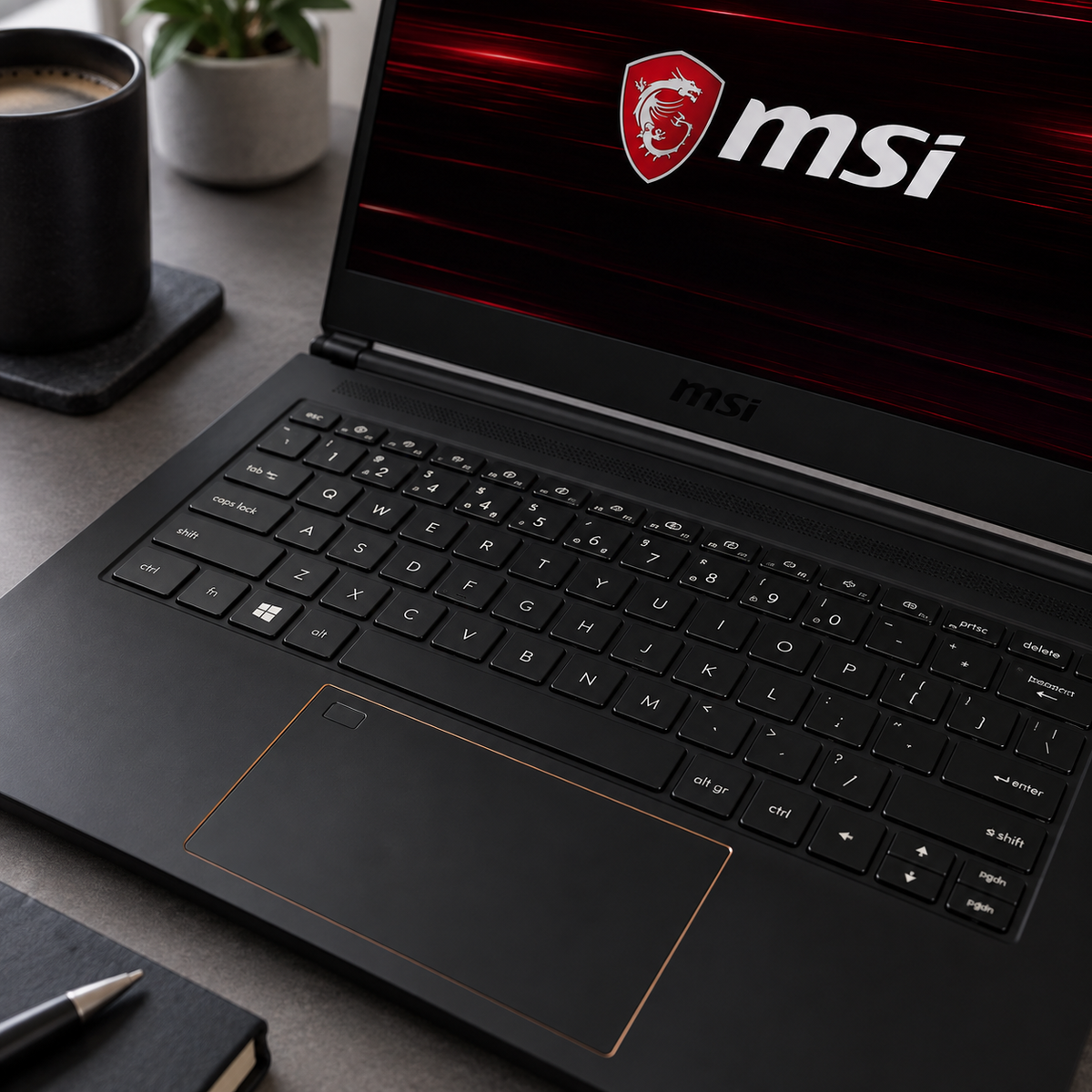 Notebook MSI Gs65 Stealth Thin Intel Core i7-8750H 32GB RAM 512GB SSD NVIDIA Geforce GTX 1070