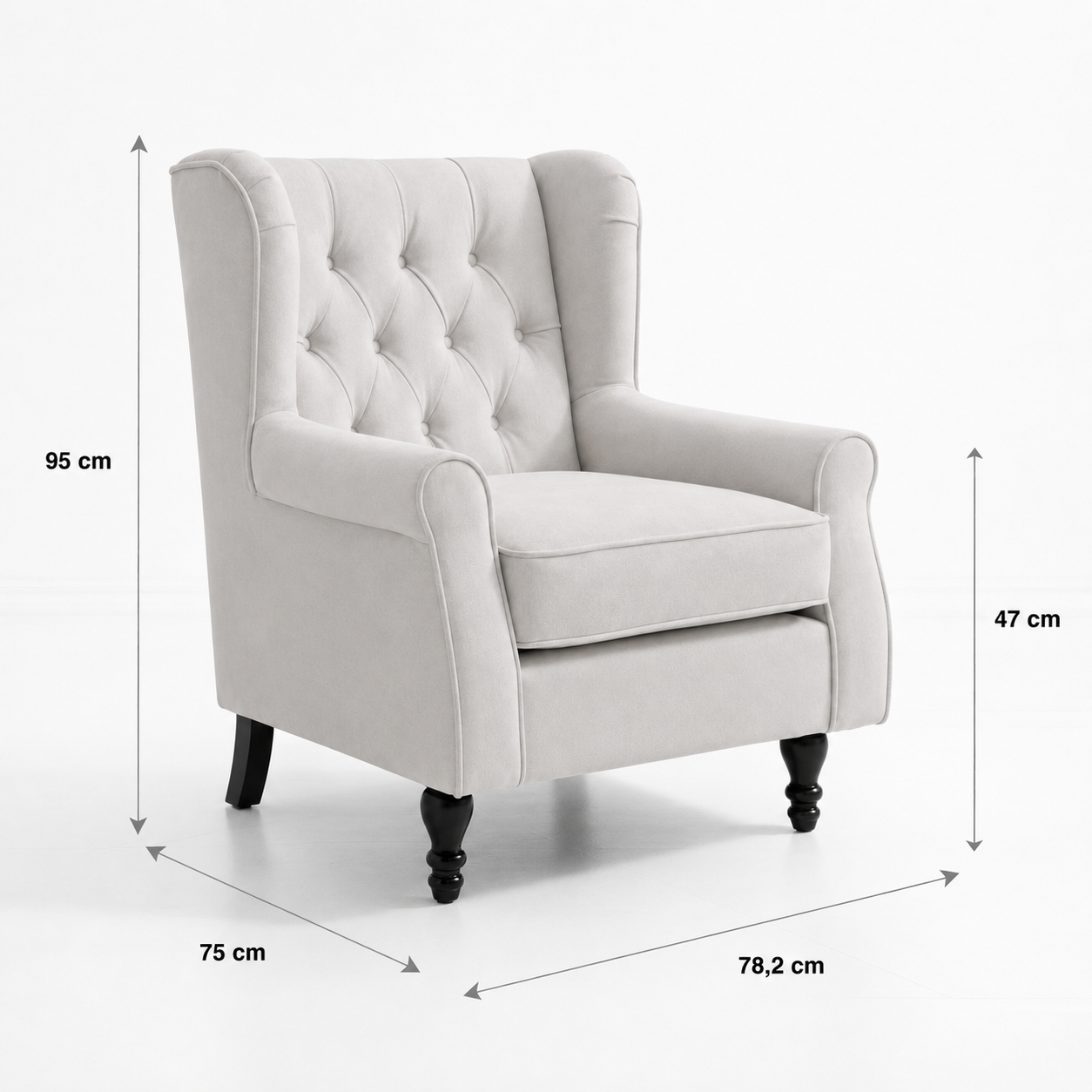 Sofá Einka 78x75x95