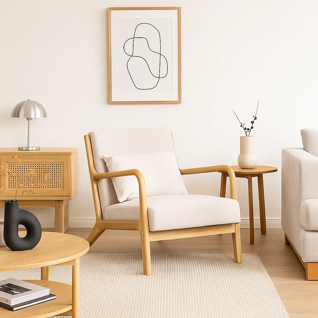Sillón Lounge Askja - Beige Claro