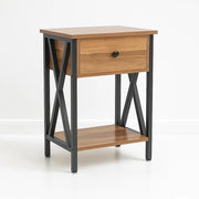 Velador industrial cross 39x29x53