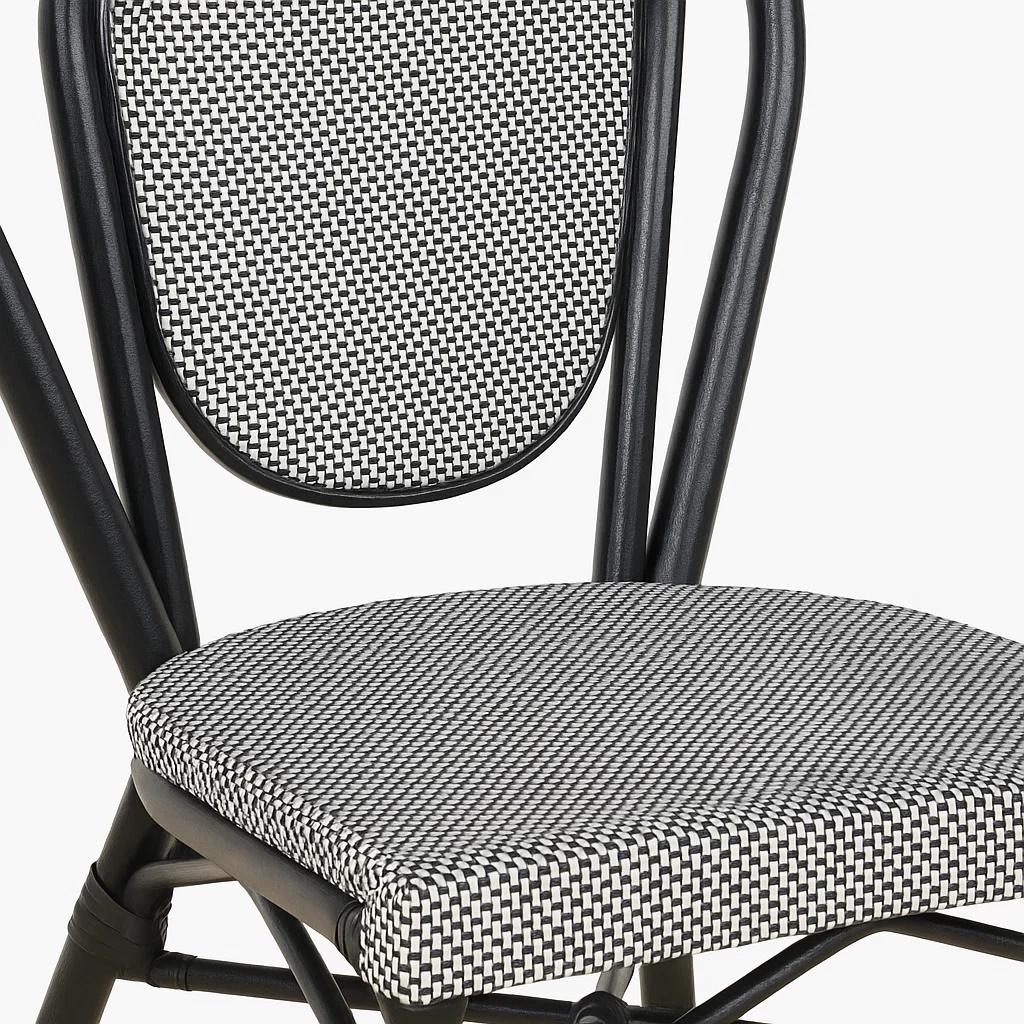Silla Provence Parisina Rattan - Gris Claro