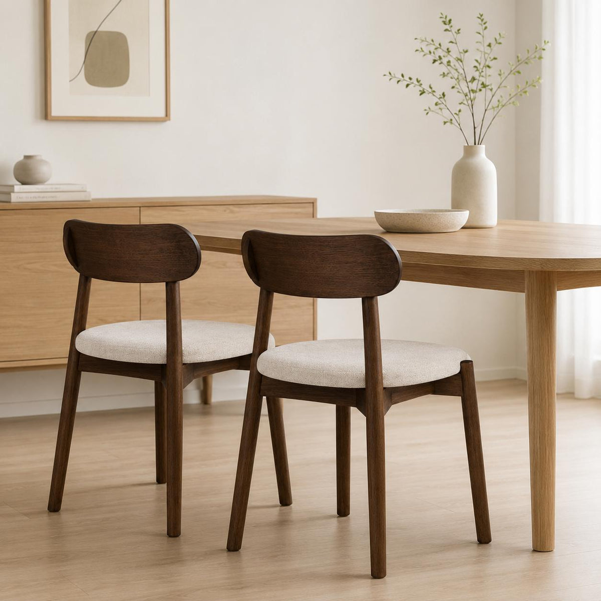 Silla de comedor Madera Bauen 44X45x77