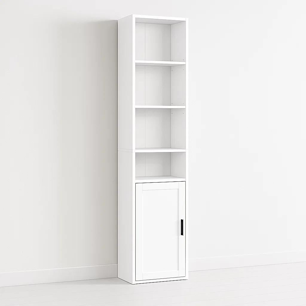 Librero MultiStore con Puerta - Blanco