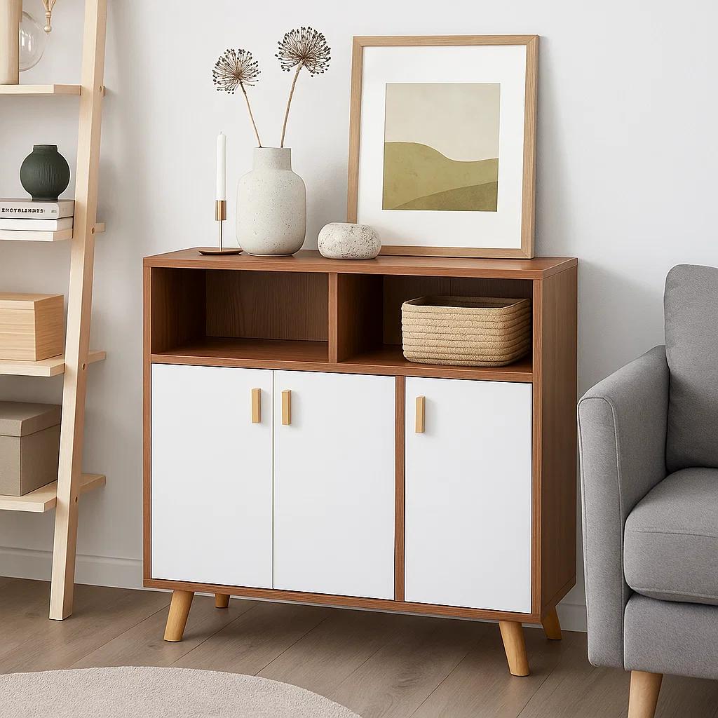 Cómoda Zapatero blanca madera MDF