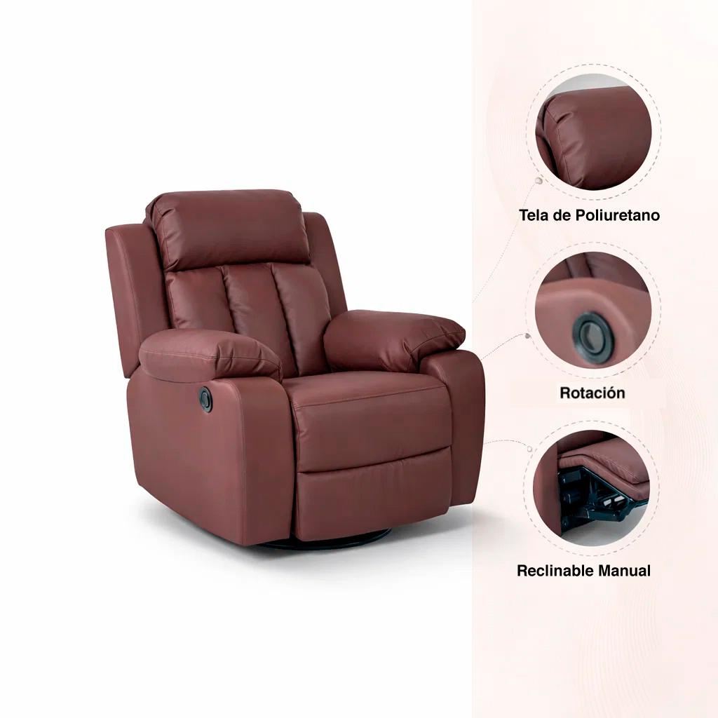 Berger Sillón Solvi - Café oscuro
