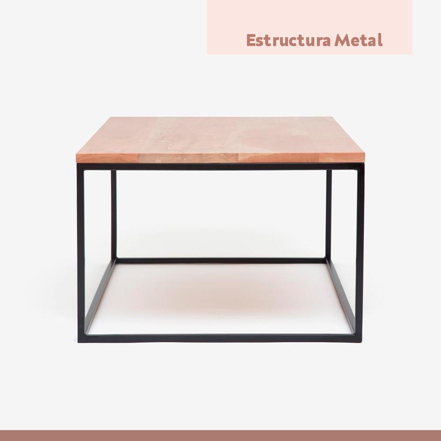 Mesa de centro rectangular 110x60 - Madera Clara