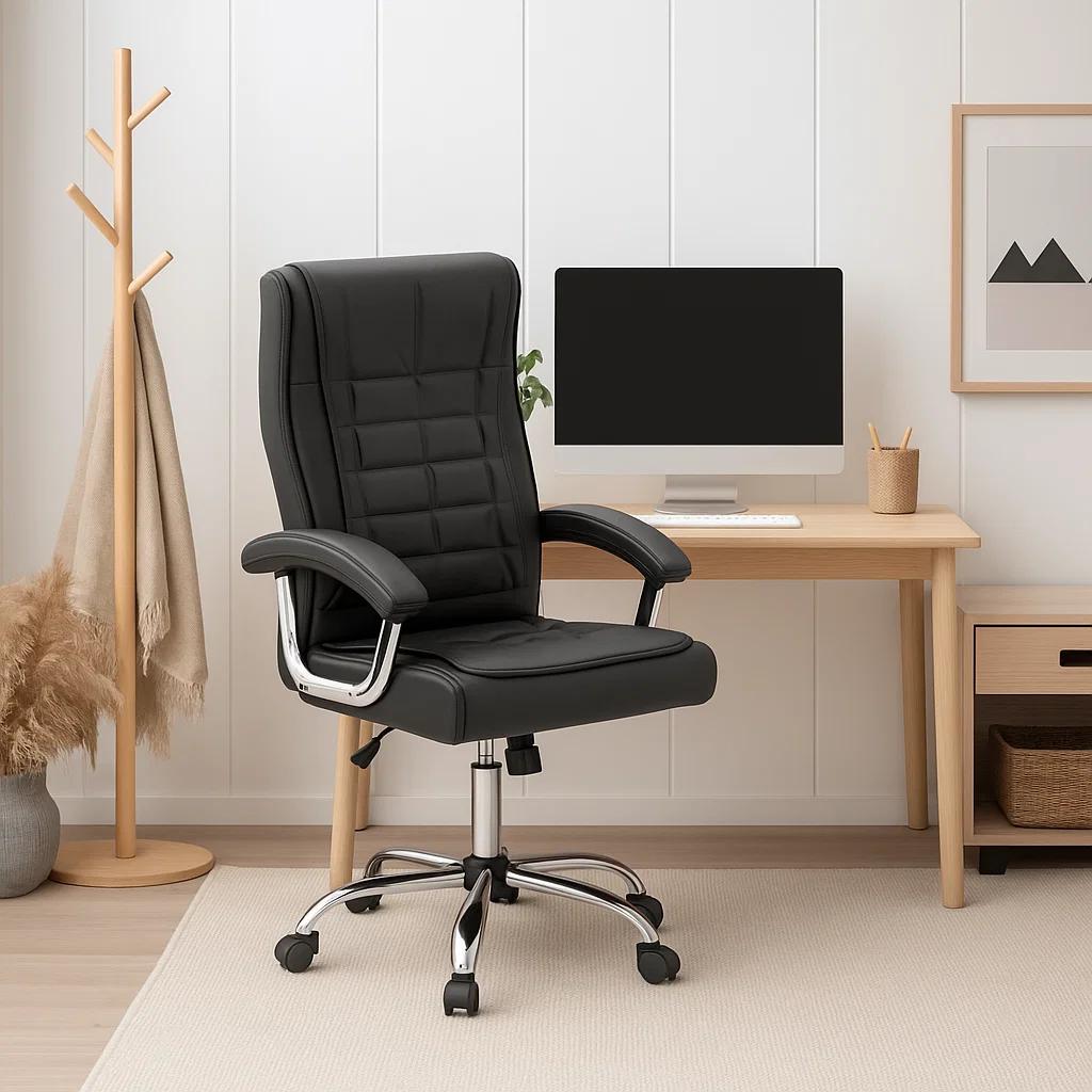 Silla Toscana Ejecutiva de Oficina  - Negro
