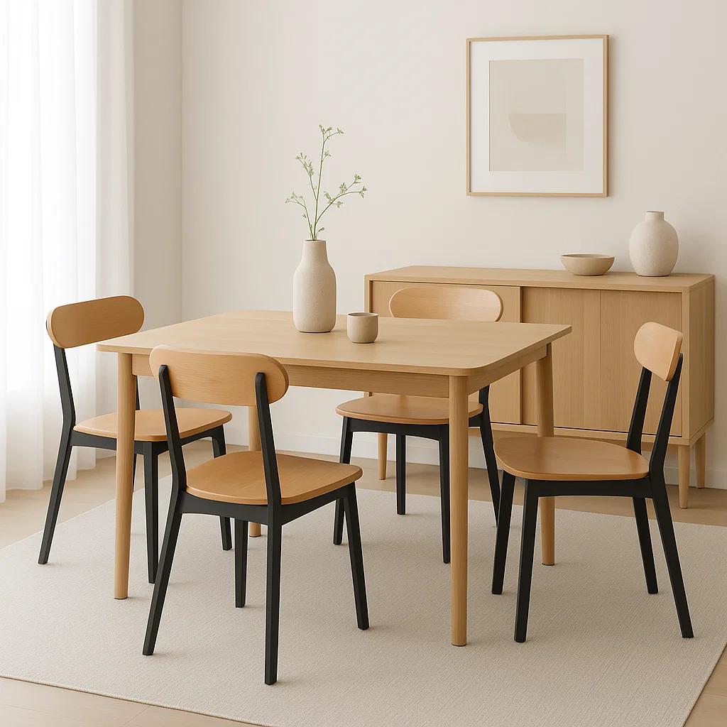 Silla Fresno de Madera - Negra