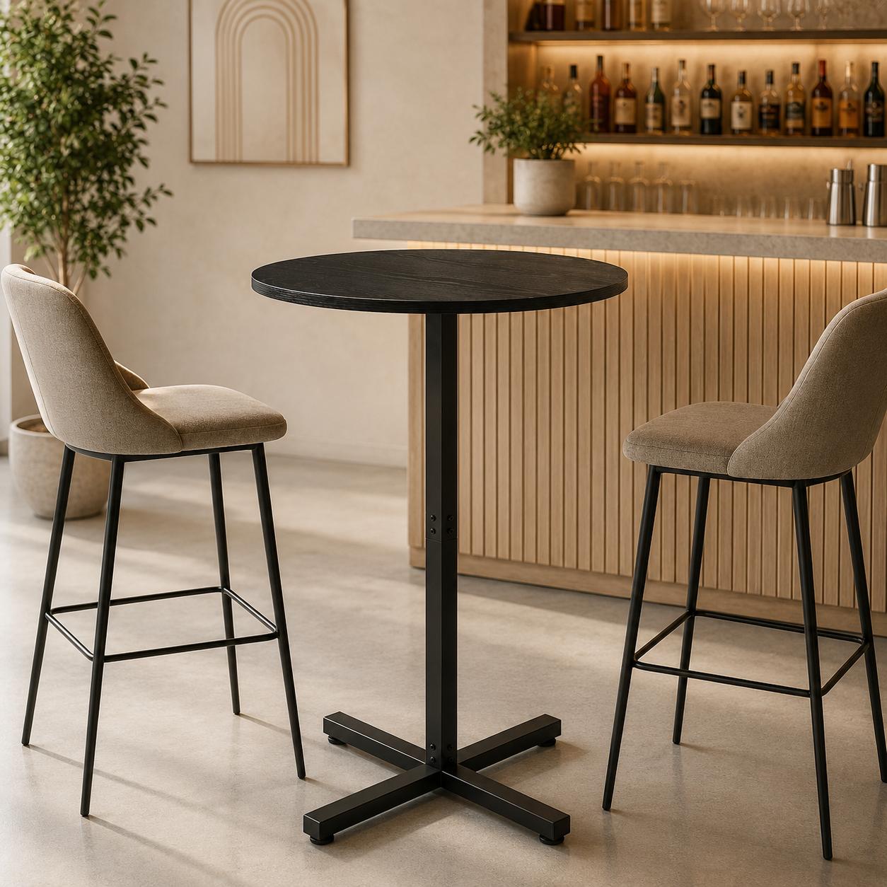Mesa alta para bar Tach 60x60x104