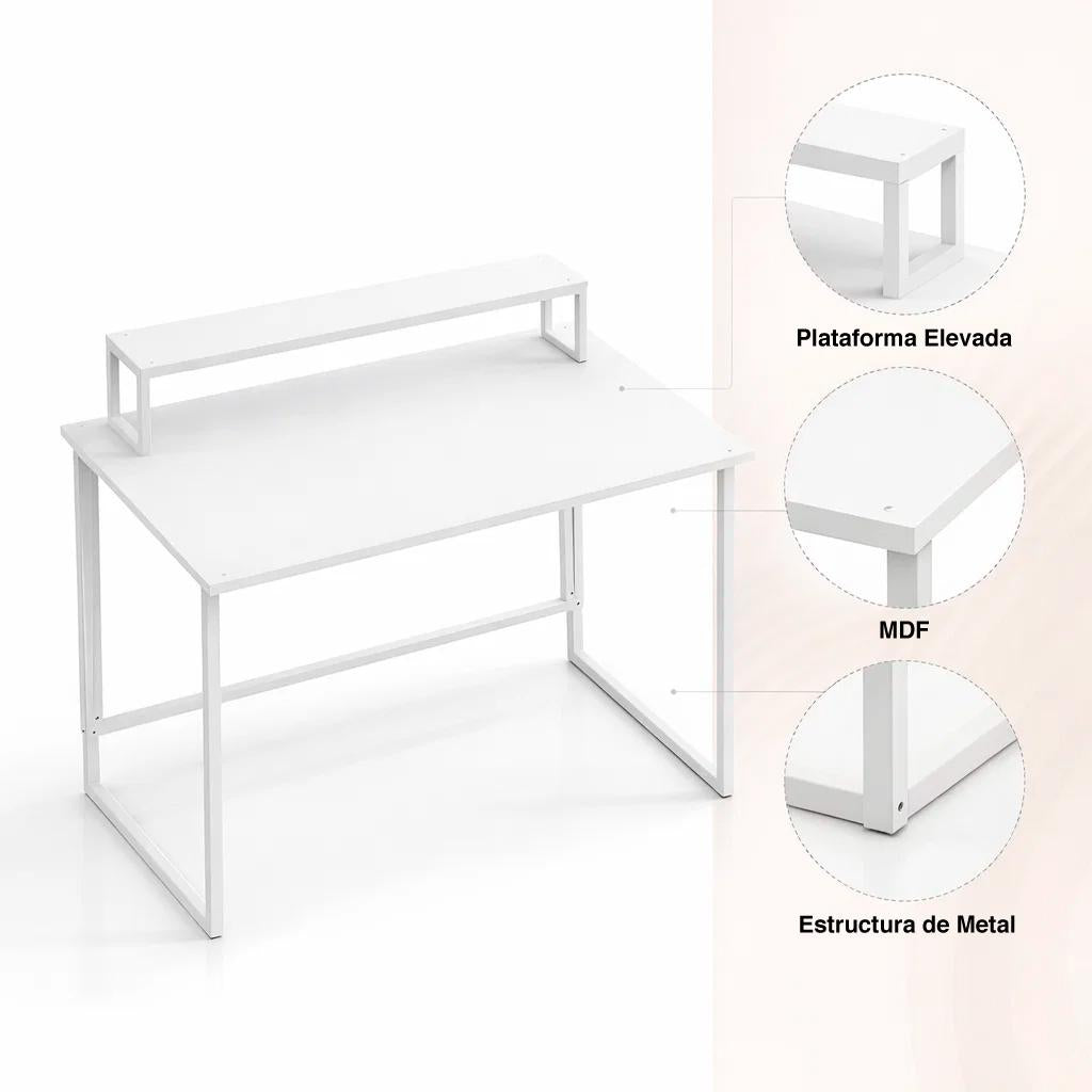 Mesa escritorio plegable Breta 100x48x75