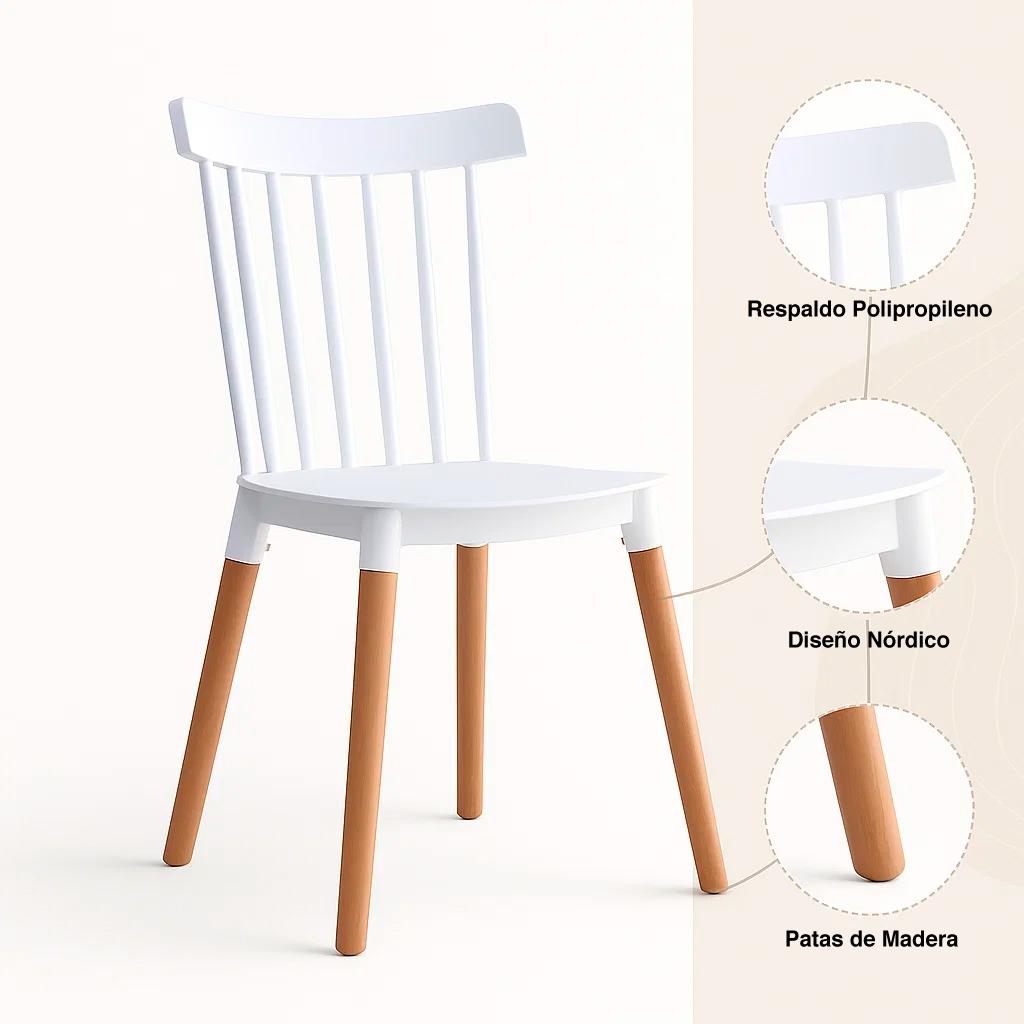 Silla Windsor - Blanca