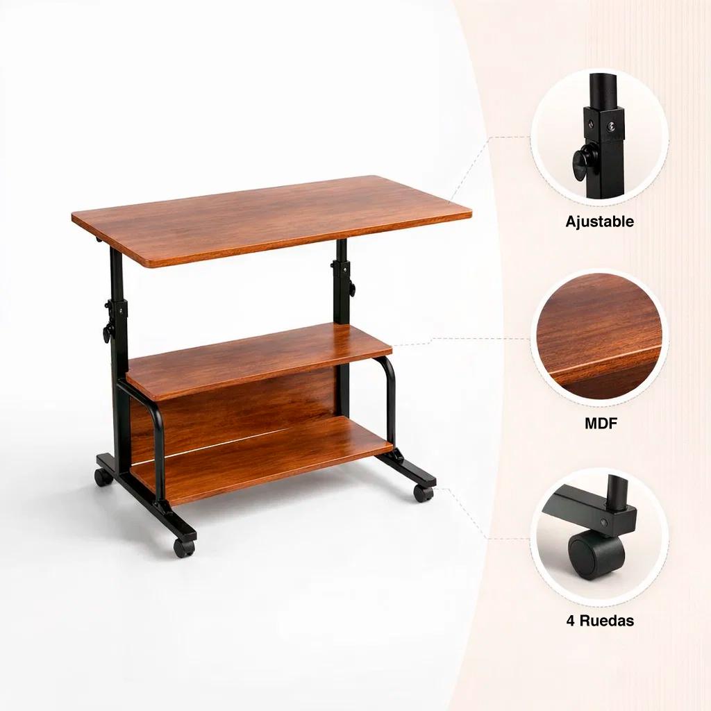 Mesa escritorio ajustable Skipa 87x42x75