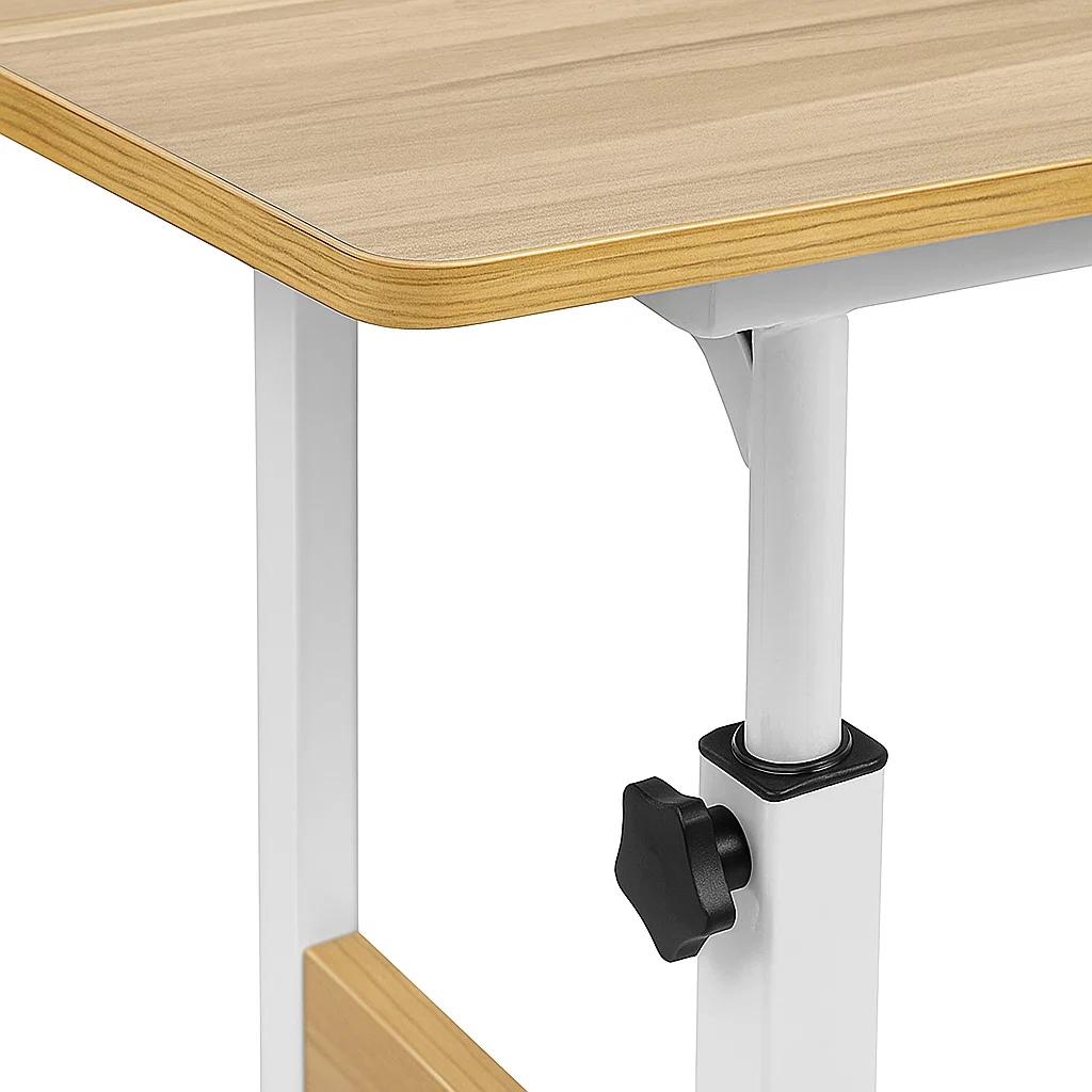 Mesa escritorio ajustable para computador roble