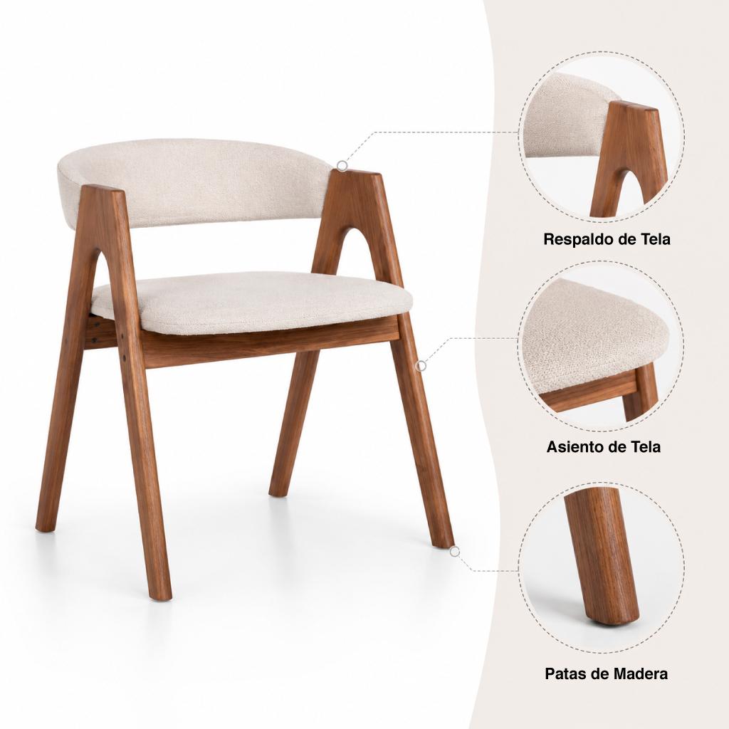 Silla de comedor Kizuna 50X55x67