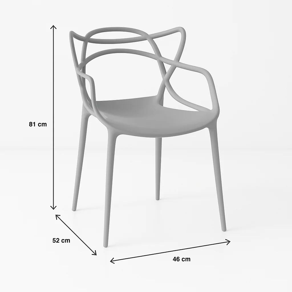 Silla de Terraza o comedor Master - Gris