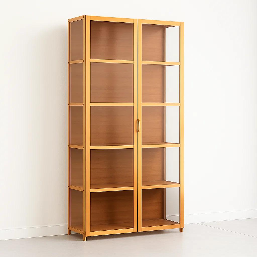 Vitrina BambooClear 5 Niveles 82x33x161