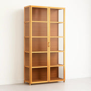 Vitrina BambooClear 5 Niveles 82x33x161