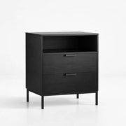 Velador Noir Loft Negro con Patas Metálicas