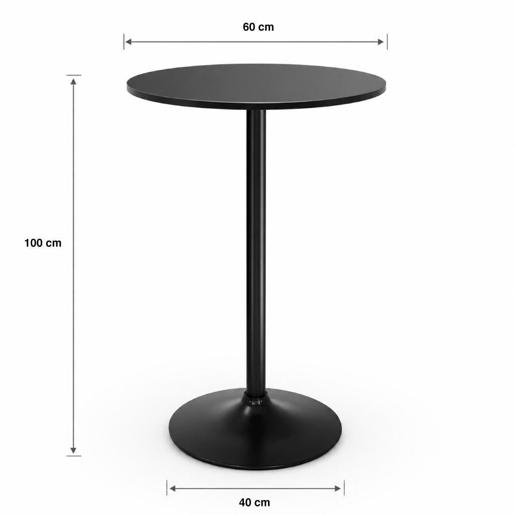 Mesa alta para bar Guji 60x60x100