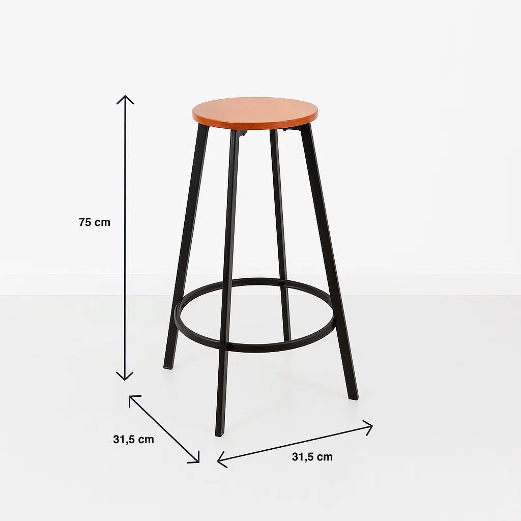 Piso taburete de bar elipse industrial