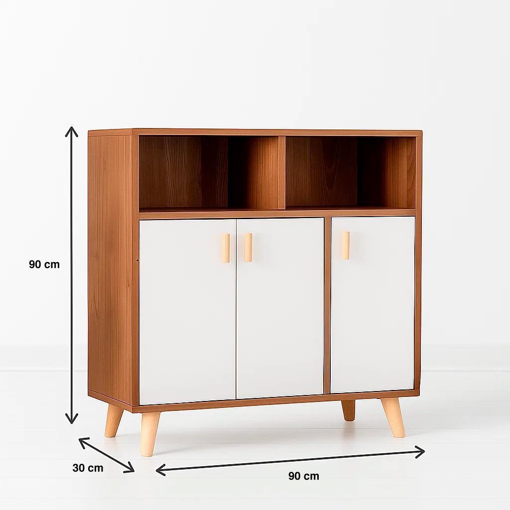 Cómoda Zapatero blanca madera MDF