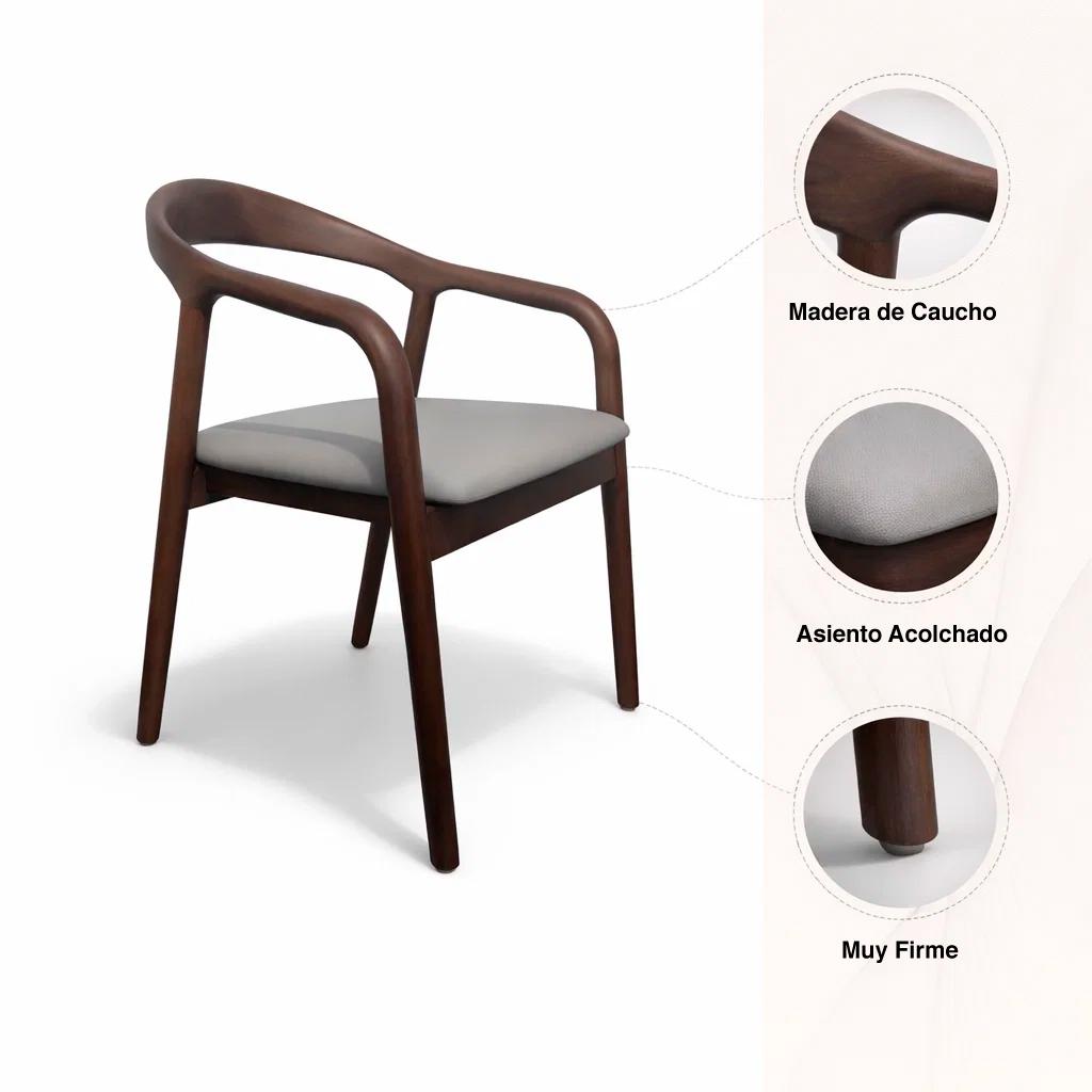 Silla Kind Madera - Oscura