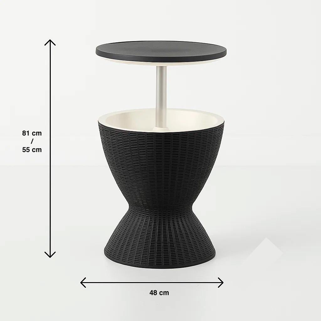Mesa Alta Nami Outdoor Multifuncional de Rattan Sintético